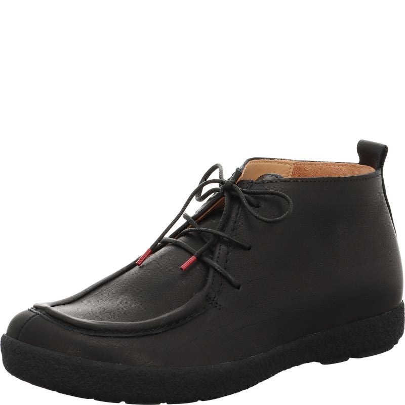 Think! GEOAG Herren Ankle Boots - Material: Leder in Schwarz