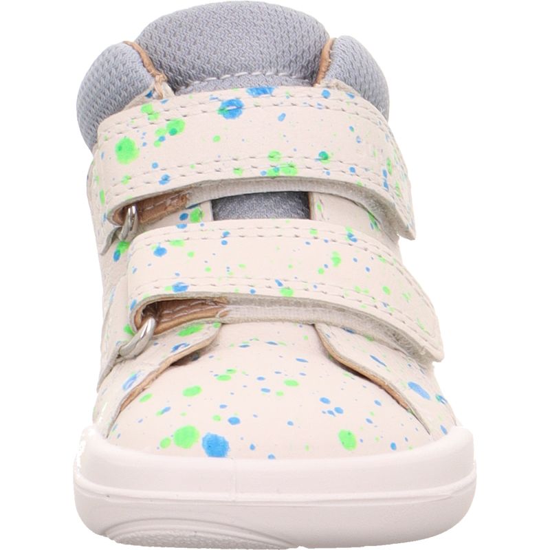 Superfit SUPERFREE Jungen Sneaker low - Material: Leder/Textil in Weiß