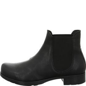 Think! DENK! Damen Chelsea Boots - Material: Leder in Schwarz