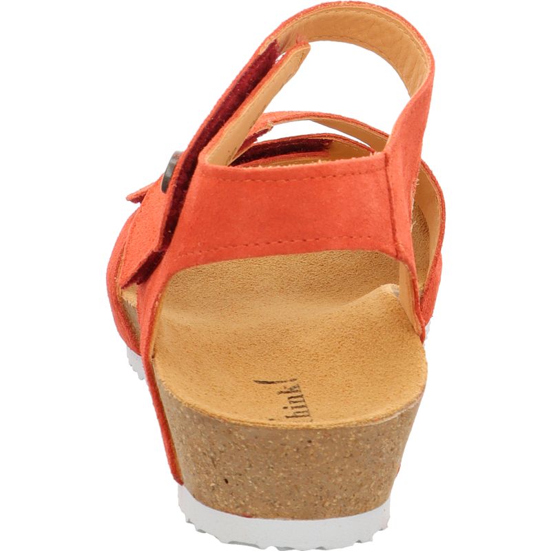 Think! DUMIA Damen Riemchensandale - Material: Leder in Rot