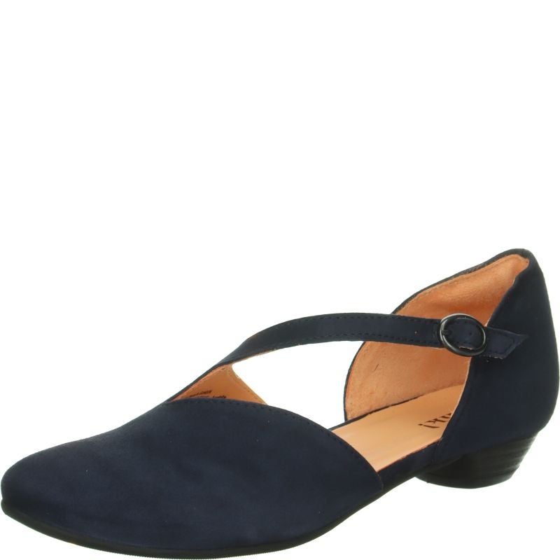 Think GRACE Woman Pumps - Material: Leather in Blue