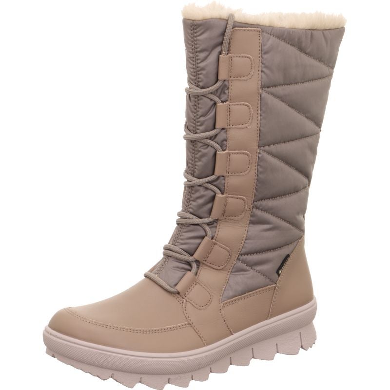 Legero NOVARA Damen Stiefel - Material: Leder/Textil in Beige