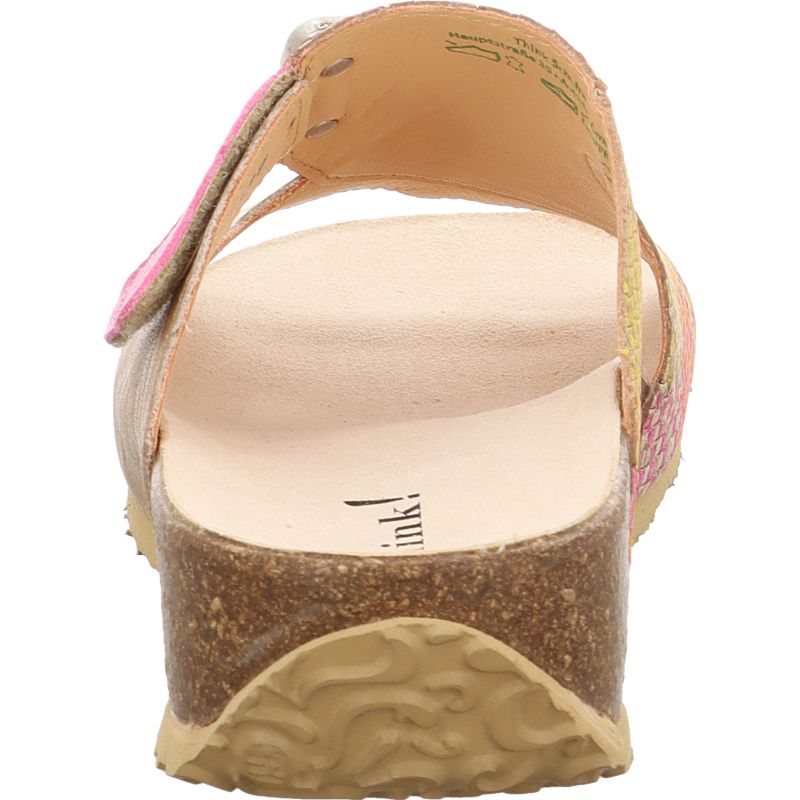 Think! MIZZI Damen Pantolette - Material: Leder in Beige