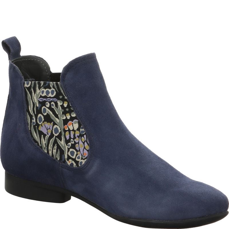 Think GUAD2 Woman Chelsea boot - Material: Leather in Blue