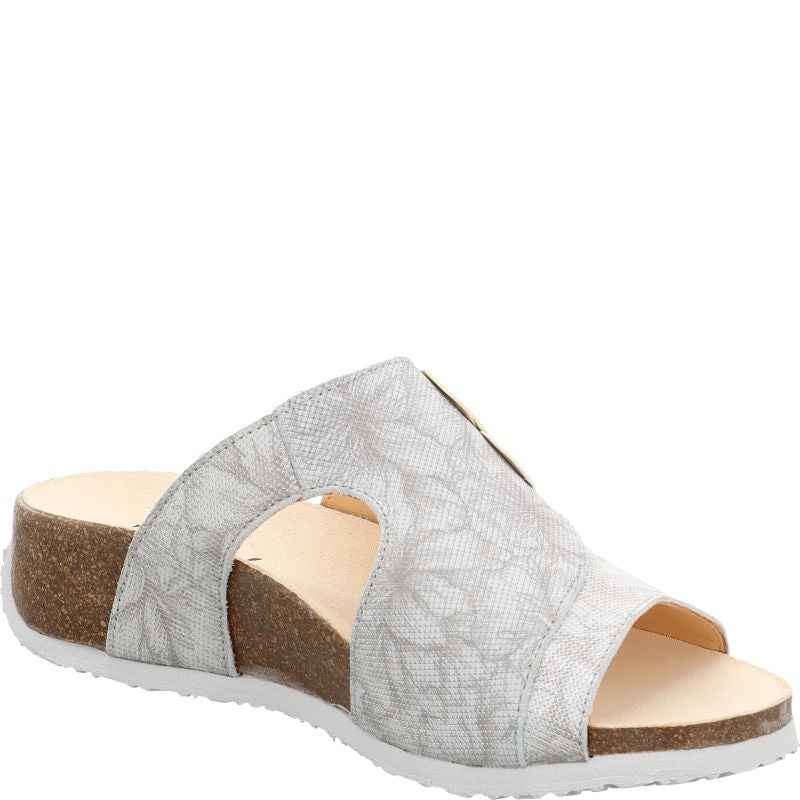 Think MIZZI DAMEN Mules - Material: Leather in Metallic