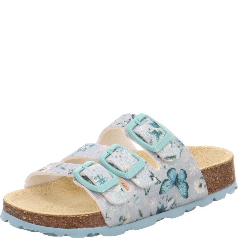 Superfit FUSSBETTPANTOFFEL Girls Slipper - Material: Sonstiges Material in Blue