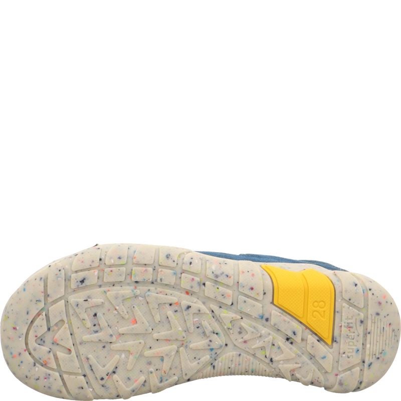 Superfit TRACE Unisex, Jungen Sneaker low - Material: Leder/Textil in Blau
