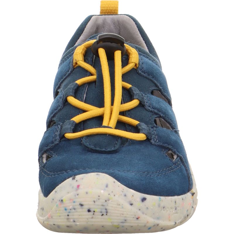 Superfit TRACE Unisex, Jungen Sneaker low - Material: Leder/Textil in Blau