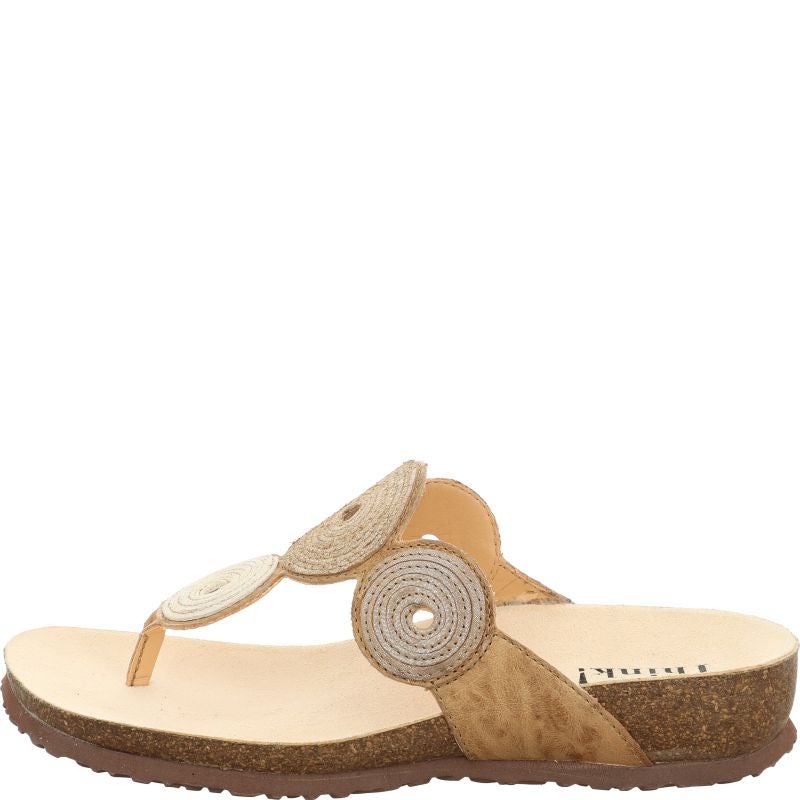 Think JULIA DAMEN Woman Mules - Material: Leather in Beige