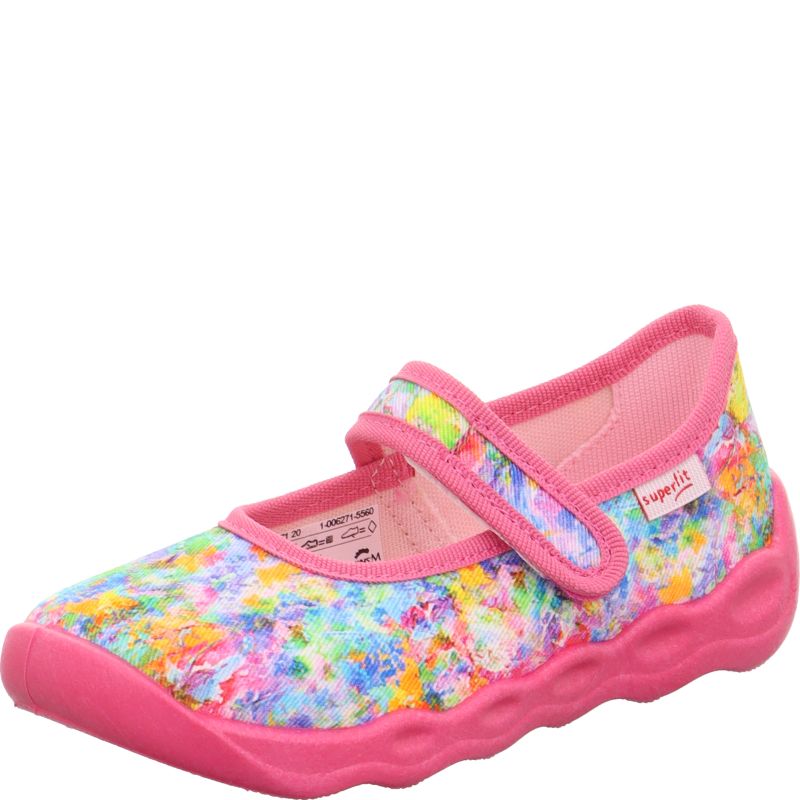 Superfit BUBBLE Slipper - Material: Textile in Rose