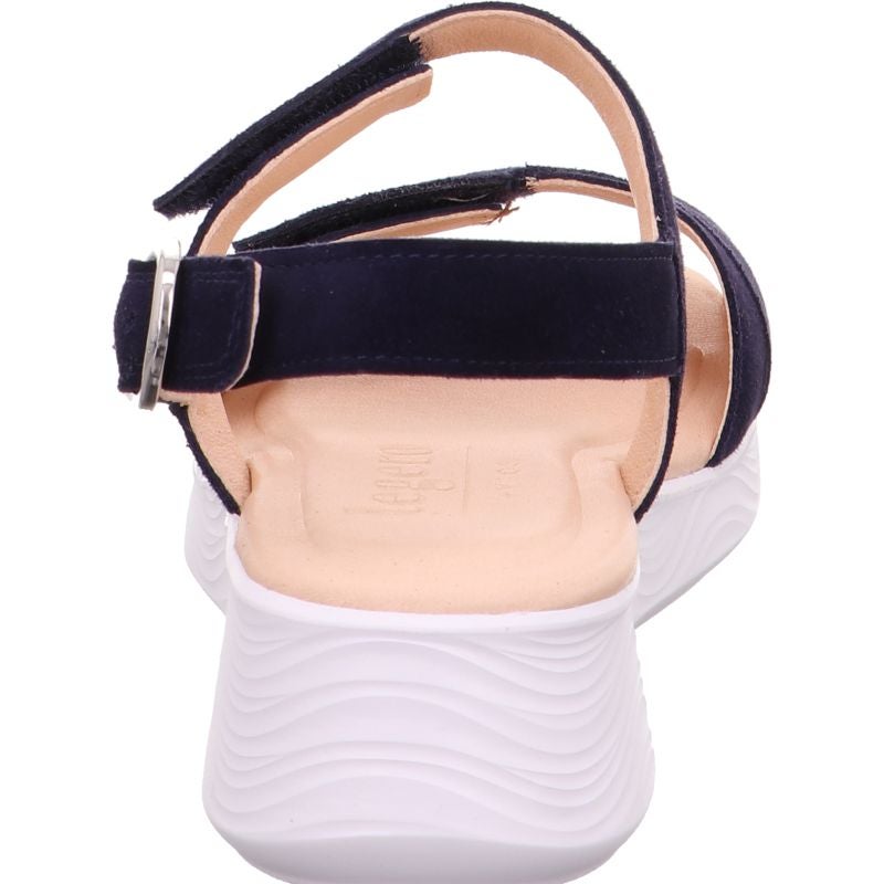 Legero SWING Damen Sandale - Material: Leder in Blau