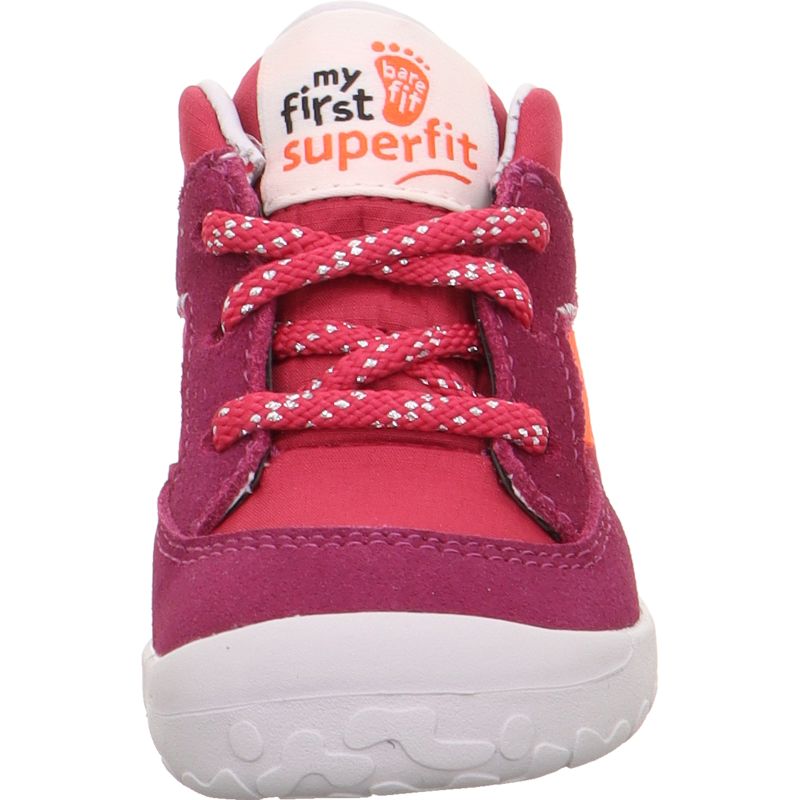 Superfit FLUMMI Girls Sneakers high - Material: Leather/Textil in Red