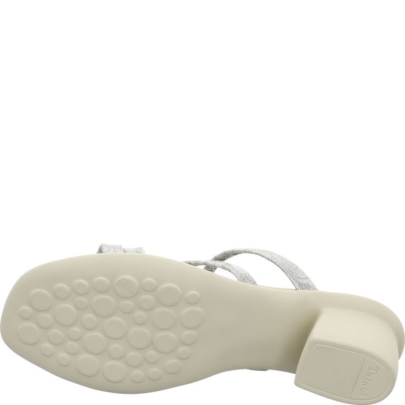 Think VIVI Mules - Material: Leather in Metallic