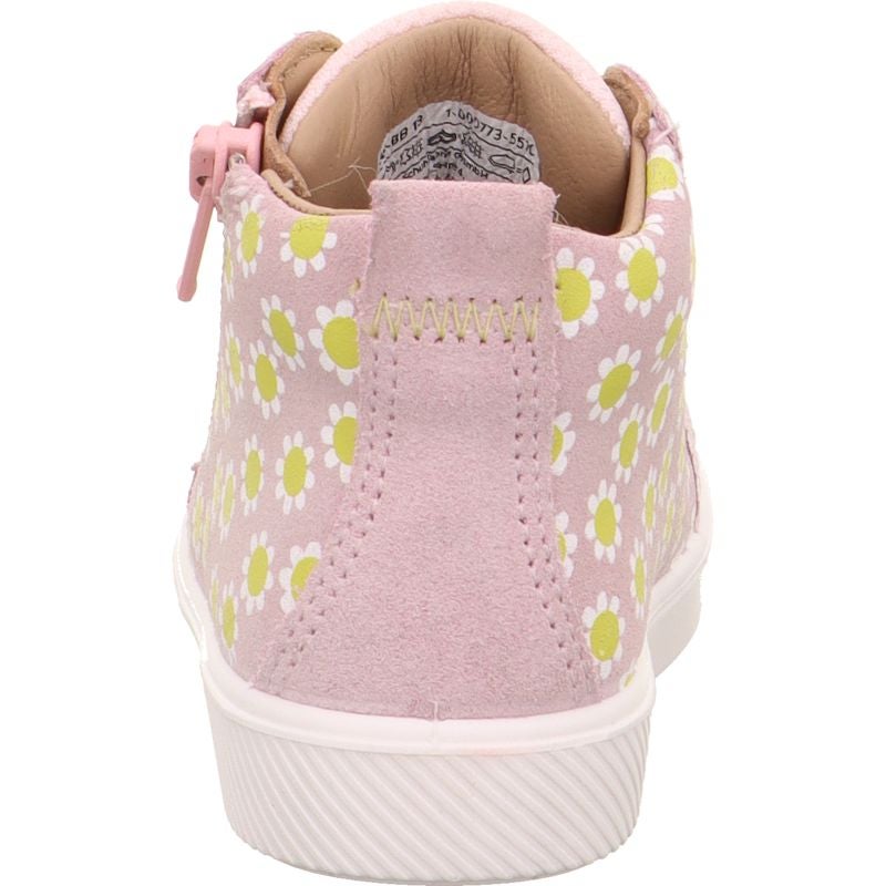 Superfit SUPIES Mädchen Sneaker high - Material: Leder/Textil in Rosa