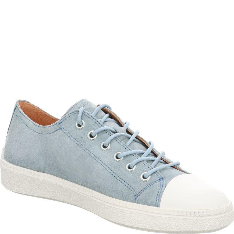 Think TURNA WOMEN Woman Sneakers low - Material: Leather in Blue