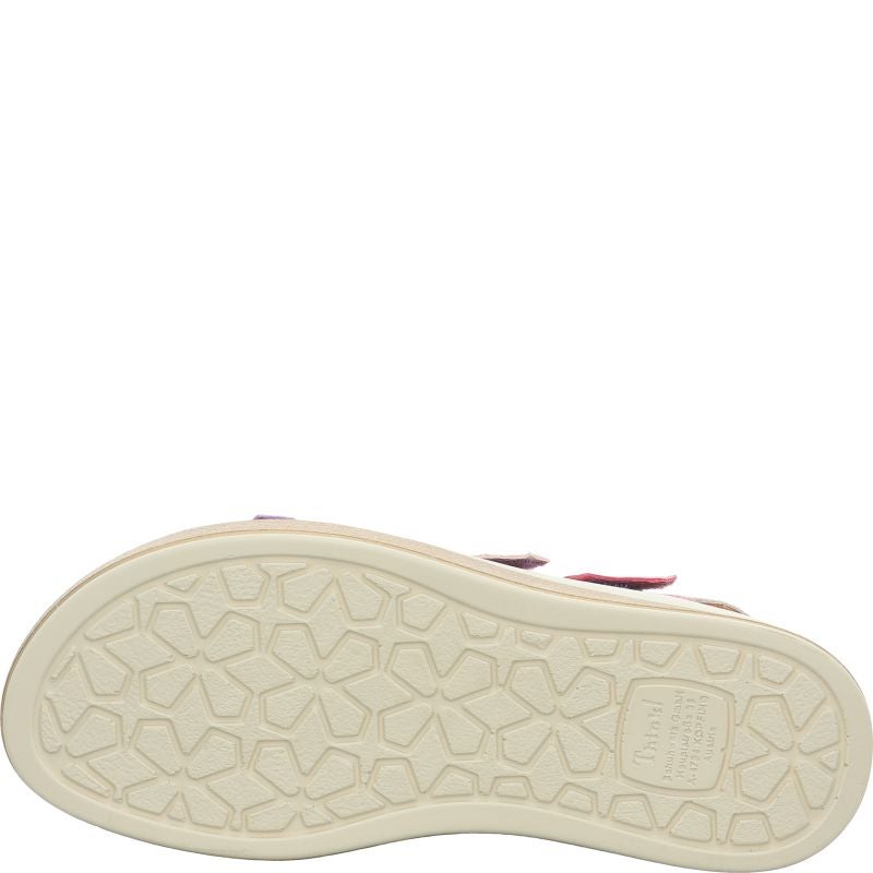 Think MEGGIE Strap sandal - Material: Leather in Multicolored