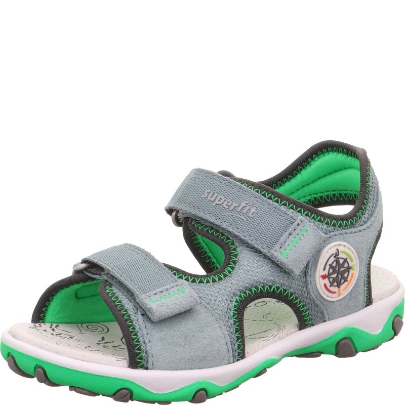 Superfit MIKE 3.0 Sandale - Material: Leder/Textil in Grün