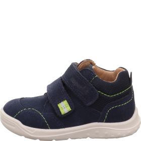 Superfit WHALEY Jungen Sneaker high - Material: Leder/Textil in Blau