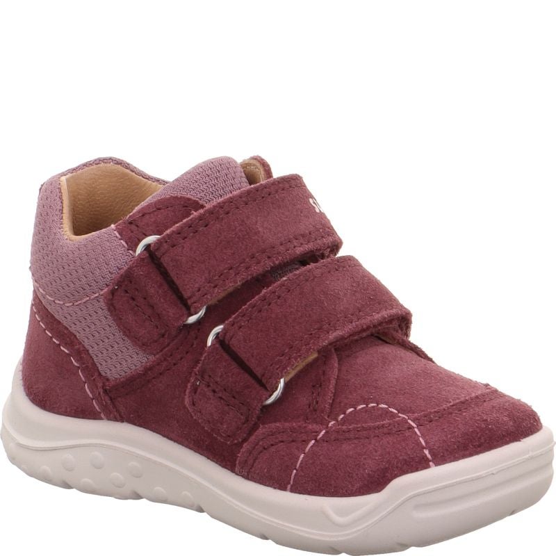 Superfit WHALEY Sneakers high - Material: Leather/Textil in Red