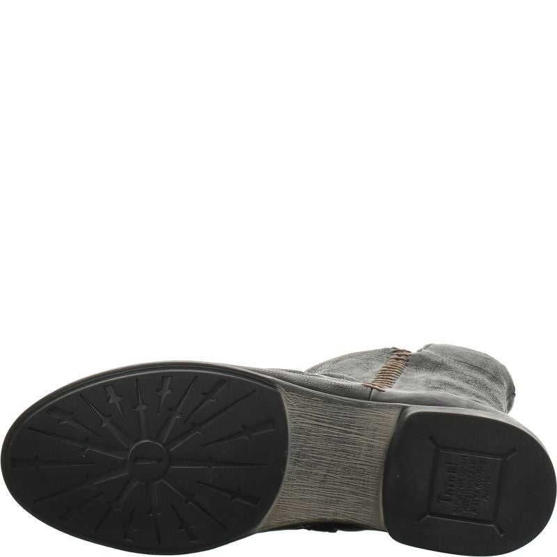 Think AGRAT Woman Ankle boot - Material: Leather in Black