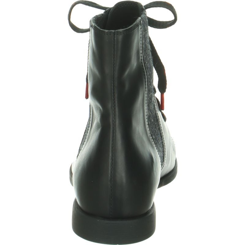 Think! AGRAT Damen Stiefelette - Material: Leder in Schwarz
