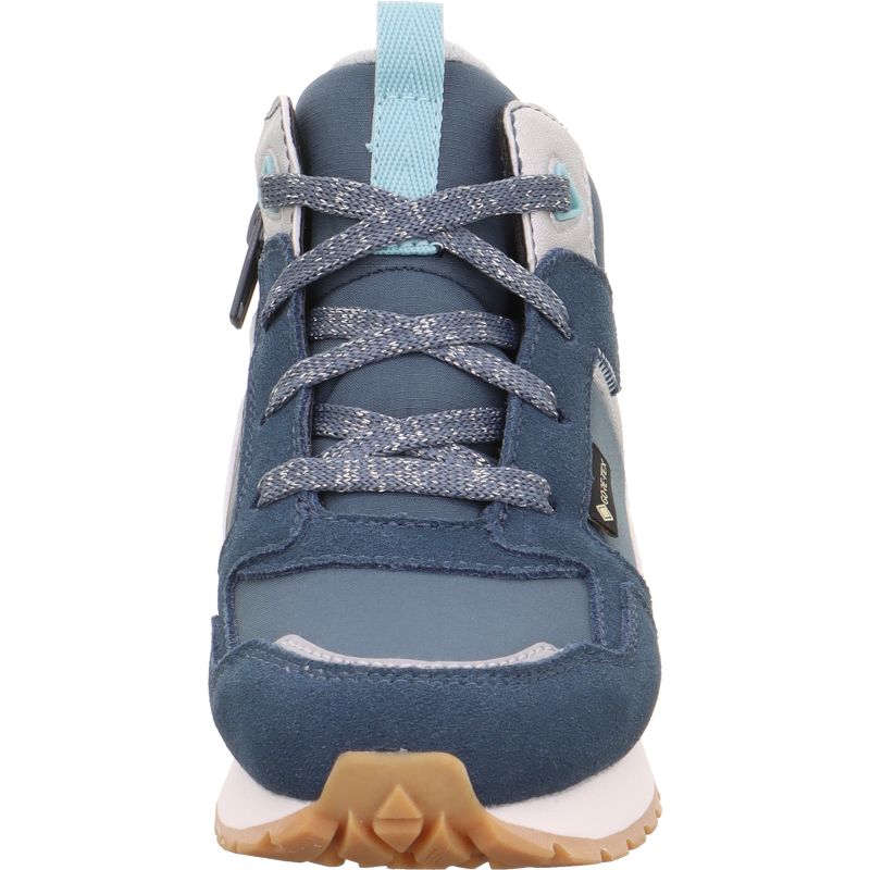 Superfit DASH Girls Sneakers high - Material: Leder/Sonstiges Material/Texti in Blue