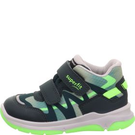 Superfit COOPER Unisex | Jungen Sneaker high - Material: Textil/Sonstiges Material in Grün