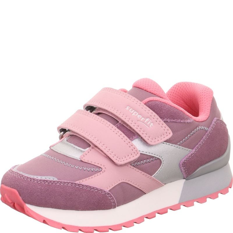 Superfit DASH Sneaker low - Material: Leder/Sonstiges Material/Textil in Lila