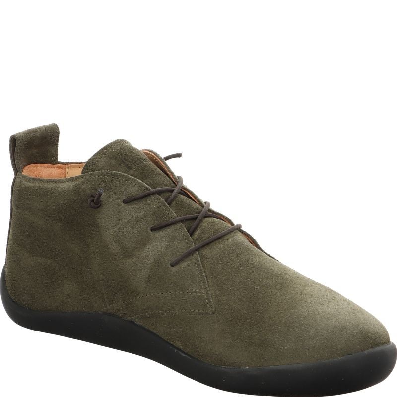 Think HAPPAT Sneakers high - Material: Leather in Olive