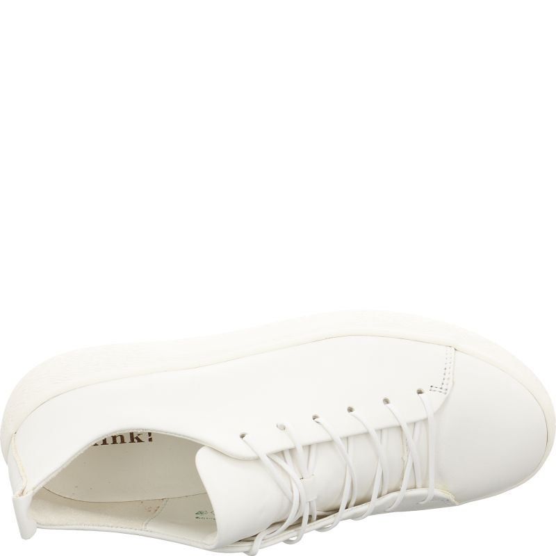 Think TURNALIGHTDAMEN  - Material: Leather in White