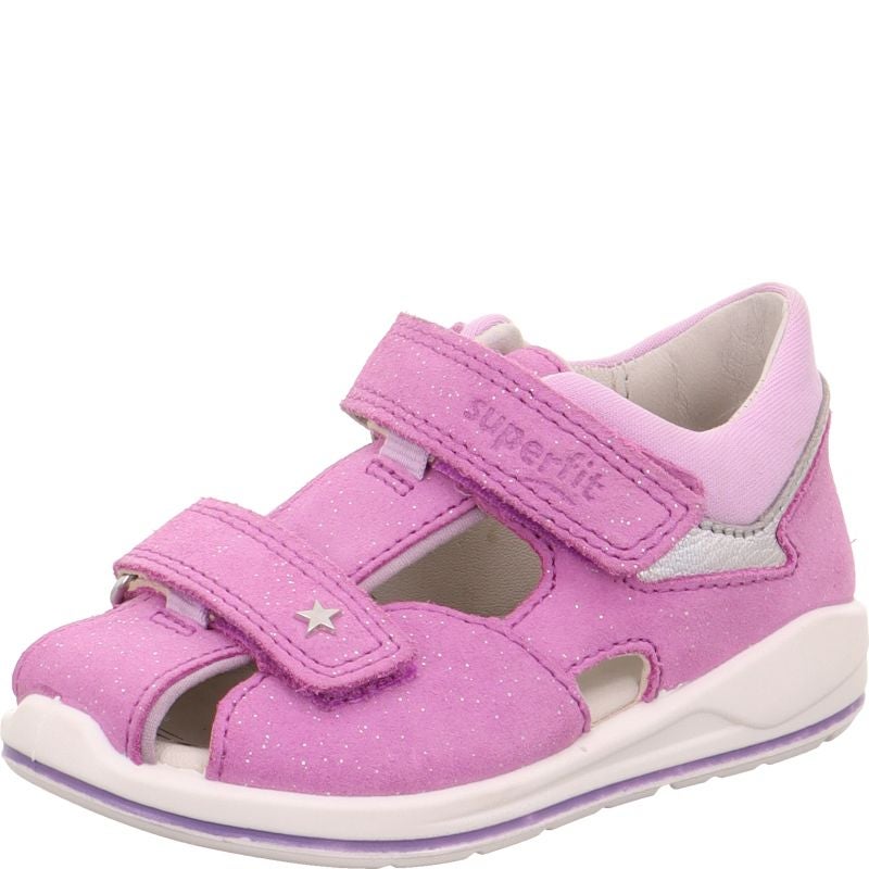 Superfit BOOMERANG Girls Sandal - Material: Leather/Textil in Purple