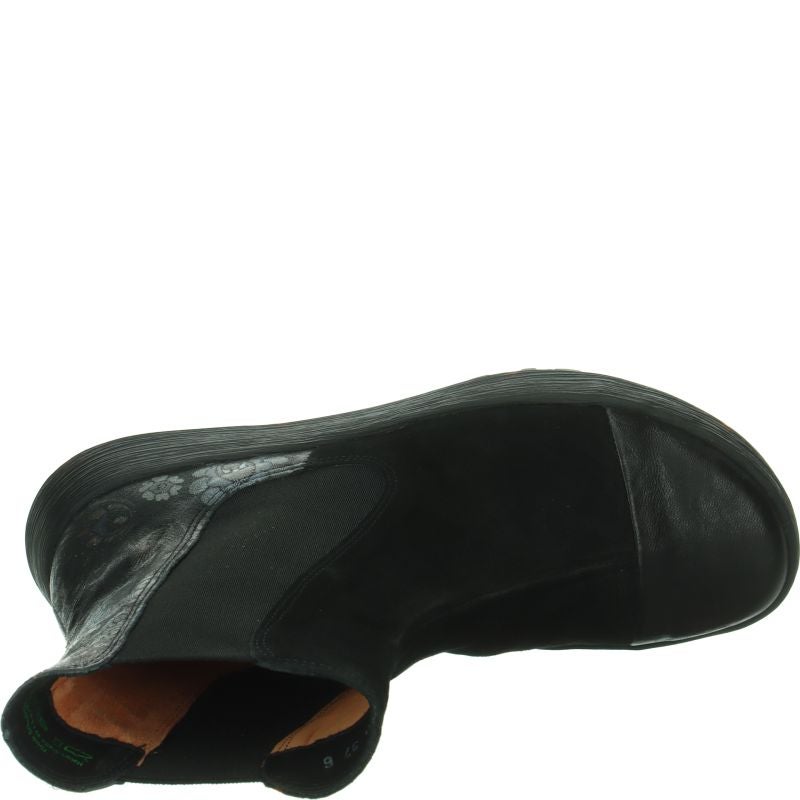 Think COMODA Chelsea boot - Material: Leather in Black