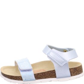 Superfit FUSSBETTPANTOFFEL Girls Sandal - Material: Sonstiges Material in Blue