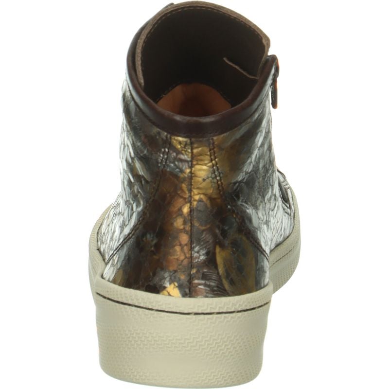 Think KUMI Woman Sneakers high - Material: Leather in Brown
