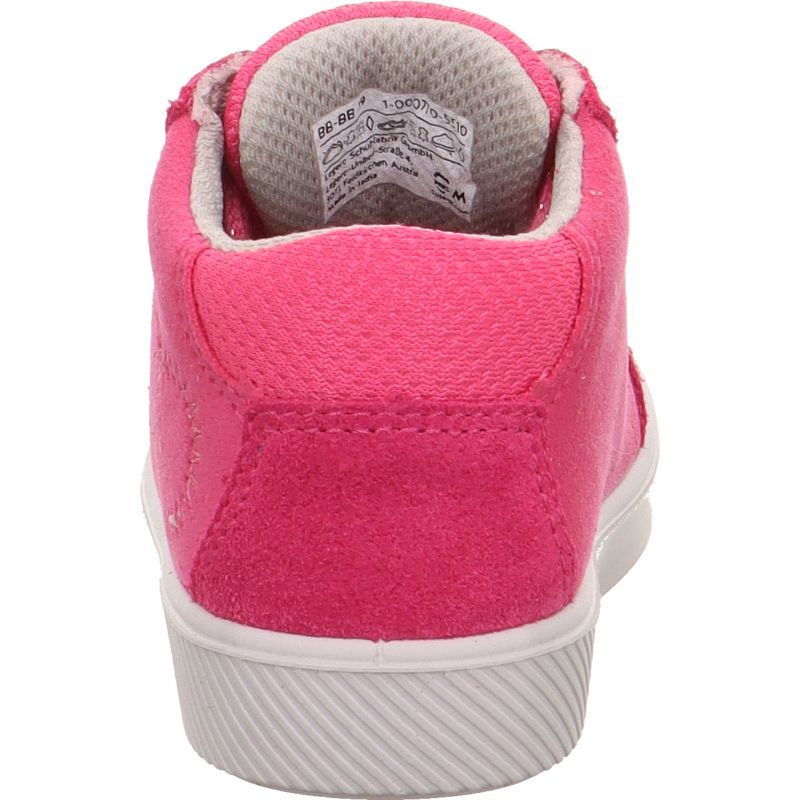 Superfit SUPIES Mädchen Sneaker high - Material: Leder/Sonstiges Material/Textil in Pink