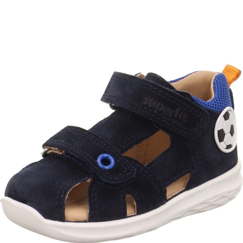 Superfit BUMBLEBEE Jungen Sandale - Material: Leder/Textil in Blau