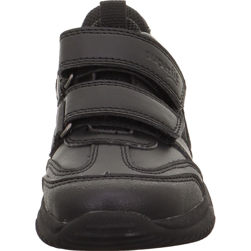 Superfit STORM Boys Sneakers low - Material: Leder/Sonstiges Material/Texti in Black