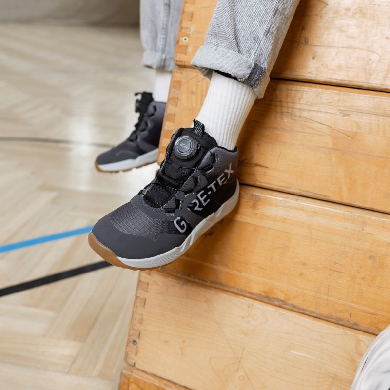 Superfit AGOS Unisex | Jungen Sneaker high - Material: Textil/Sonstiges Material in Schwarz