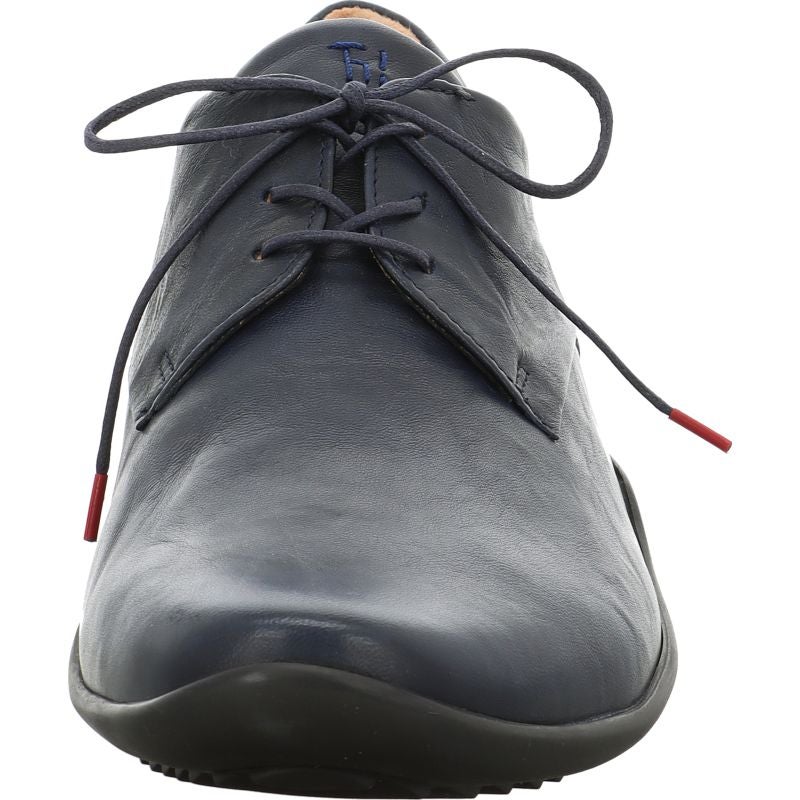 Think STONE HERREN Men Lace up shoe - Material: Leather in Blue
