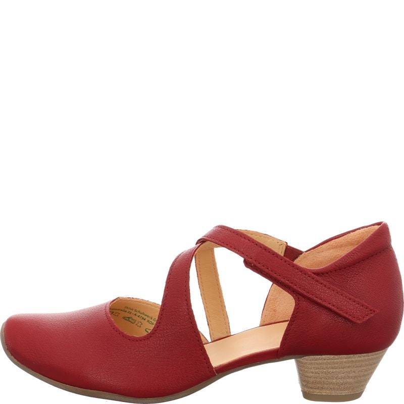 Think! AIDA Damen Pumps - Material: Leder in Rot