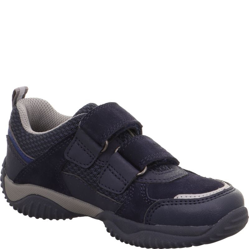 Superfit STORM Unisex | Boys Sneakers low - Material: Leder/Sonstiges Material/Texti in Blue