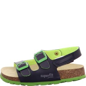 Superfit FUSSBETTPANTOFFEL Unisex, Boys Sandal - Material: Sonstiges Material in Blue