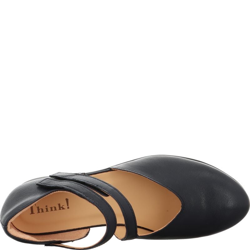 Think! GUAD2 Damen Ballerina - Material: Leder in Blau
