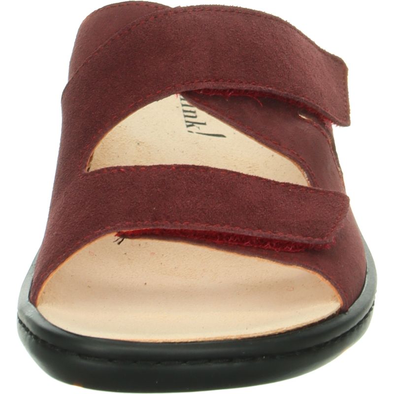 Think! CAMILLA Damen Pantolette - Material: Leder in Rot