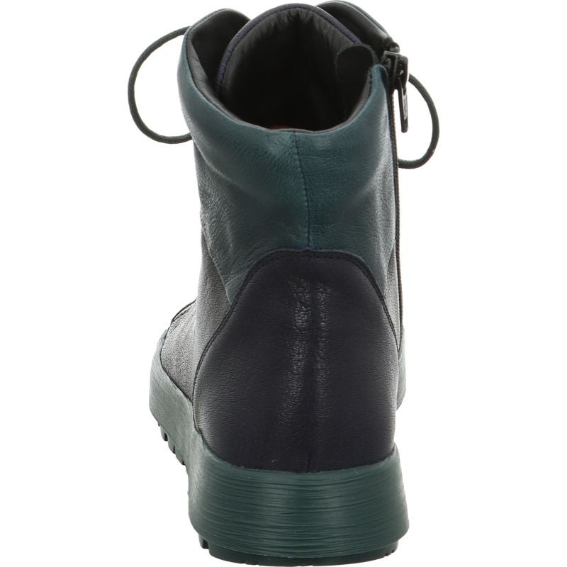 Think! COMODA Damen Stiefelette - Material: Leder in Blau