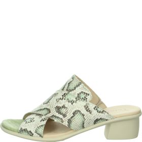 Think! VIVI Damen Pantolette - Material: Leder in Mehrfarbig