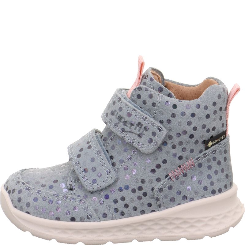 Superfit BREEZE Sneaker high - Material: Leder in Blau
