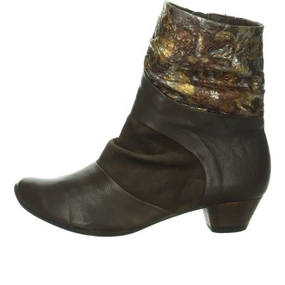 Think! AIDA Damen Stiefelette - Material: Leder in Grau