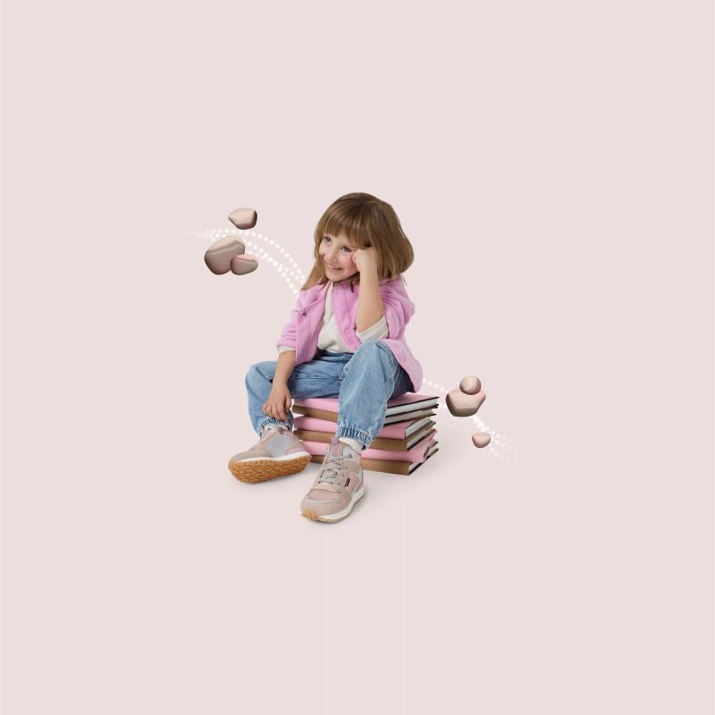 Superfit DASH Mädchen Sneaker high - Material: Leder/Sonstiges Material/Textil in Beige