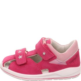 Superfit BOOMERANG Girls Sandal - Material: Leather/Textil in Pink